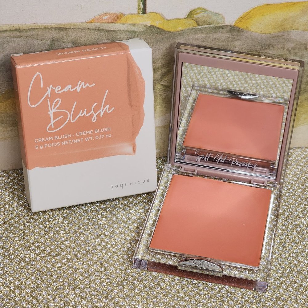 Dominique Cosmetics Cream Blush In * *WARM PEACH** 0.17 oz Full Size NIB